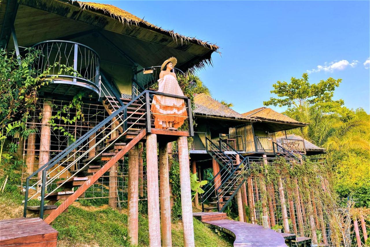 فندق Khao Sok Boutique Camping - Exotic Cliff Camping Khao Sok National Park المظهر الخارجي الصورة