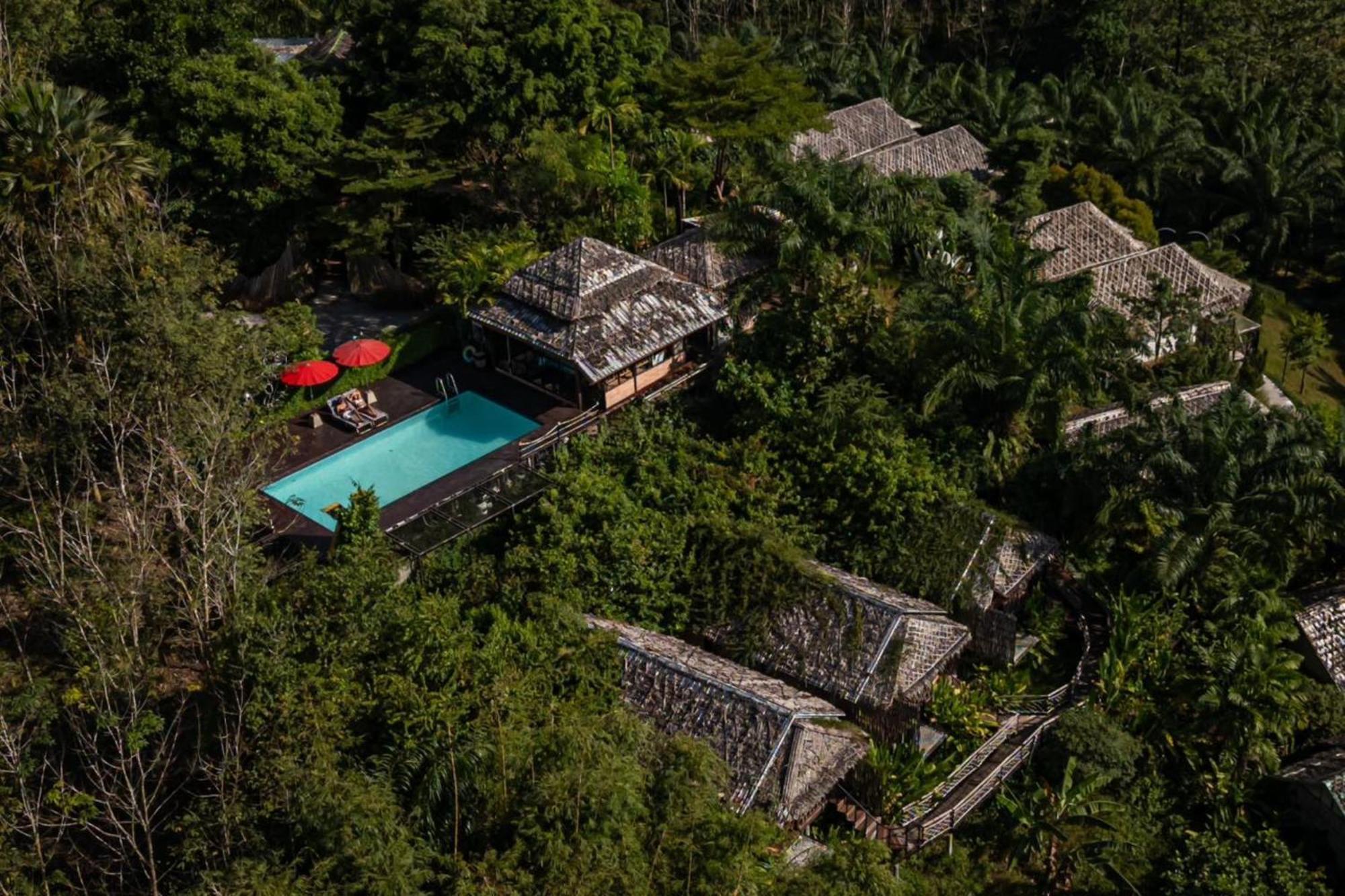 فندق Khao Sok Boutique Camping - Exotic Cliff Camping Khao Sok National Park المظهر الخارجي الصورة