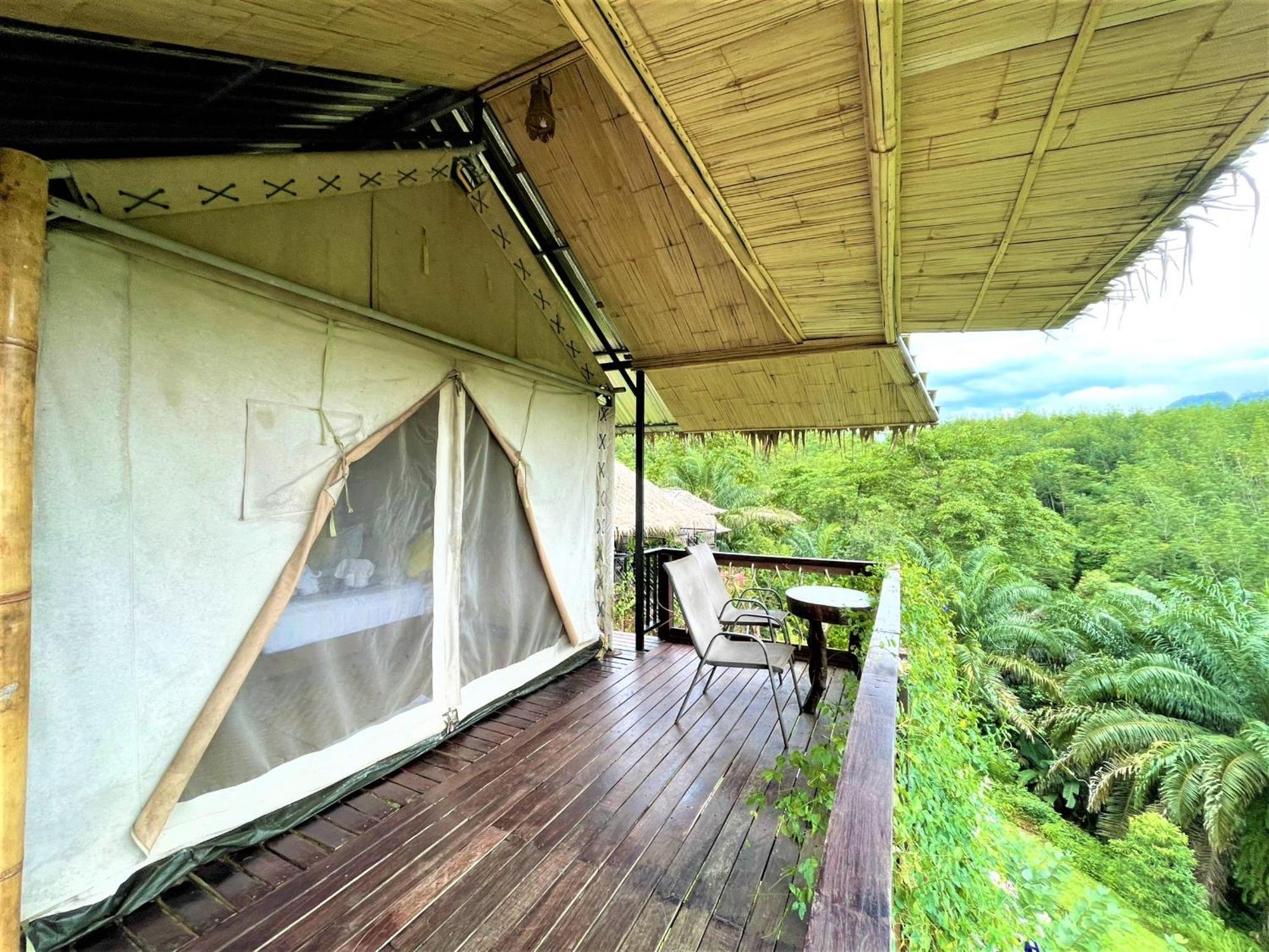فندق Khao Sok Boutique Camping - Exotic Cliff Camping Khao Sok National Park المظهر الخارجي الصورة